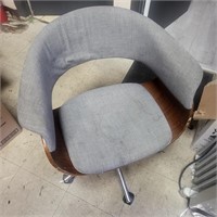 office chair with wheels grey colour