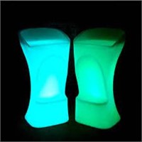led stool RGBW colour with remote control