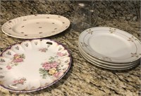 D - LOT OF 6 VINTAGE COLLECTIBLE PLATES (K38)