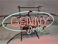 Vintage "Genny" Beer Glass Neon Genesee Brewing