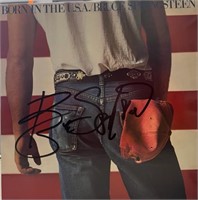 Bruce Springsteen Signed Vinyl Record Cover COA