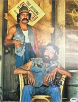 Cheech and Chong Signed 8x10 with COA