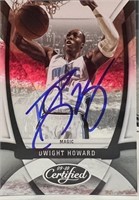 Magic Dwight Howard Signed Card with COA