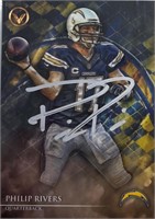 Chargers Phillip Rivers Signed Card with COA