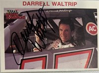 Racer Darrell Waltrip Signed Card with COA