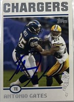 Chargers Antonio Gates Signed Card with COA