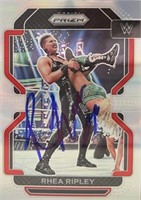 WWE Rhea Ripley Signed Card with COA