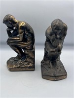 Vintage the Thinker bookends