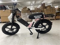 Xprit Beach Seal Fat Tire E-Bike-Cherry Blossom