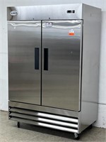 KoolMore Double Solid Door Refrigerator