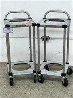 (2) Piper Products Rolling Carts