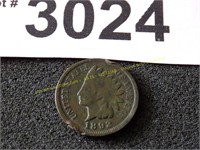 1892 Indian Head penny