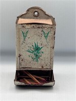 Vintage matchbox holder