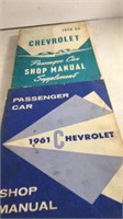 Chevy Shop Manuals 1959-60, 1961