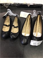 Size 13 & 8 cat and Jack flat shoes