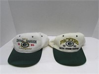 Vintage 95 Green Bay Packers Division Champs Hats