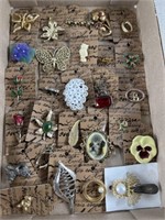 Costume jewelry, brooches
