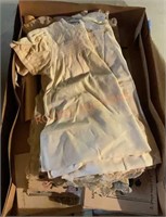 Antique baby christening gowns, and birth,