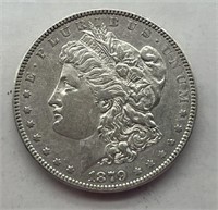 1879 $1 Morgan Silver Dollar AU/UNC
