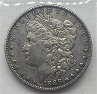 1886 $1 Morgan Silver Dollar