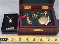 10K John Deere Ring 11.7g, JD Watch, & Necklace