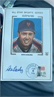RON DARLING SIGNED AUTOGRAPHED FIRST DAY COVERS 19