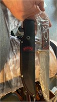 Frost fixed blade large 12 inch knife with sheath