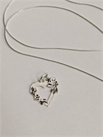 .925 Silver 16" Necklace   LN