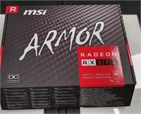 1x NEW MSI ARMOR RADEON RX 570