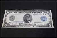1914 $5 Federal Reserve Large Bank Note