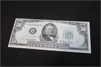 1950 Uncirculated $50 Bank Note