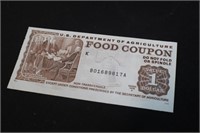 1978-A $1 U.S. Food Coupon