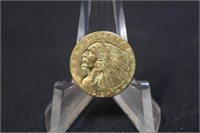 1912 $2.5 Gold Indian Pre-33 Gold Coin