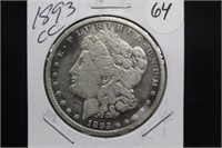 1893-CC Morgan Silver Dollar *Key Date*