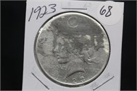 1923 U.S. Silver Peace Dollar *Holed