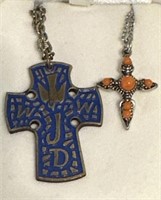vintage cross pendant