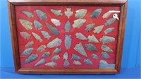 Alabama & Tennessee Arrowheads in Case