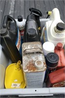 Tote of automotive supplies
