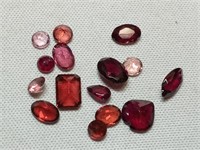 OF) 7.5 total carats genuine Ruby stones