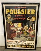 Framed Maison Poussier Poster