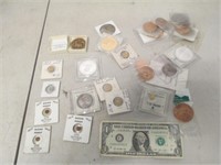 Nice Lot of Assorted Vintage Collector Tokens &