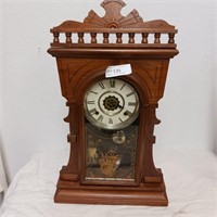 Vintage Wooden Chime Clock - Untested
