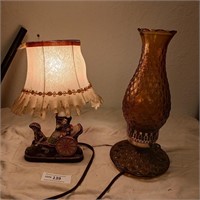 Vintage Lamp Lot - Both Work