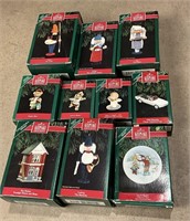 Lot of Hallmark Christmas ornaments