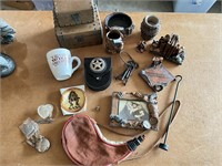 Lot of western themed items shown