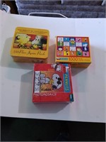 New snoopy puzzles 3 unopened