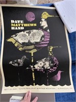2009 Limited Edition Dave Matthews Silk Screen Pos