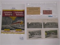 Local Railroad Memorabilia…Includes DL&W and Delaw