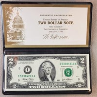 2003 $2 Federal Reserve Note Uncirculated