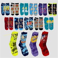 Batman & Nickelodeon 15days of socks 6-12 (bidx2)